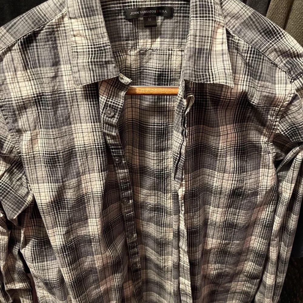 John Varvatos Plaid Shirt